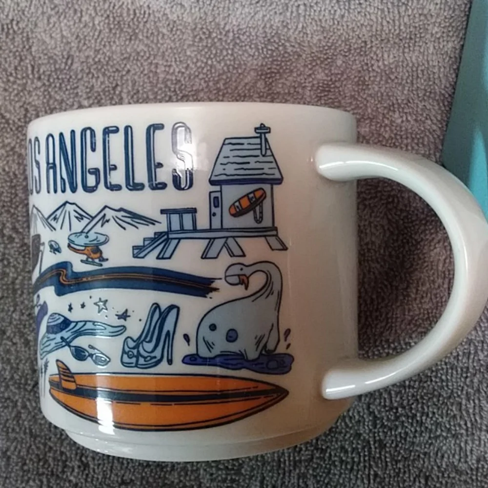 Starbucks cup mug Los Angeles Been There Series w/ box